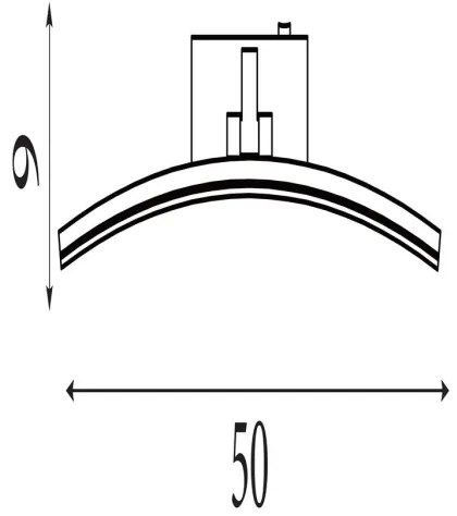 Searchlight 79822-50SS-LED Svietidlo na obrazy SANTORINI LED/10,88W/230V strieborné