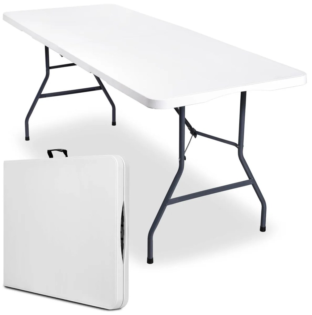 Cateringový skladací stôl Bali 180 cm biely