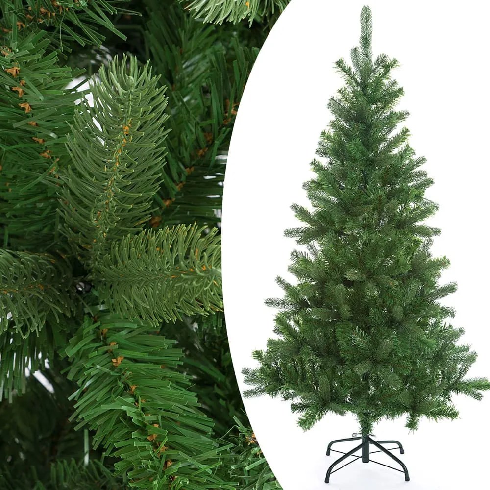 InternetovaZahrada Umelý vianočný stromček 140 cm + stojan