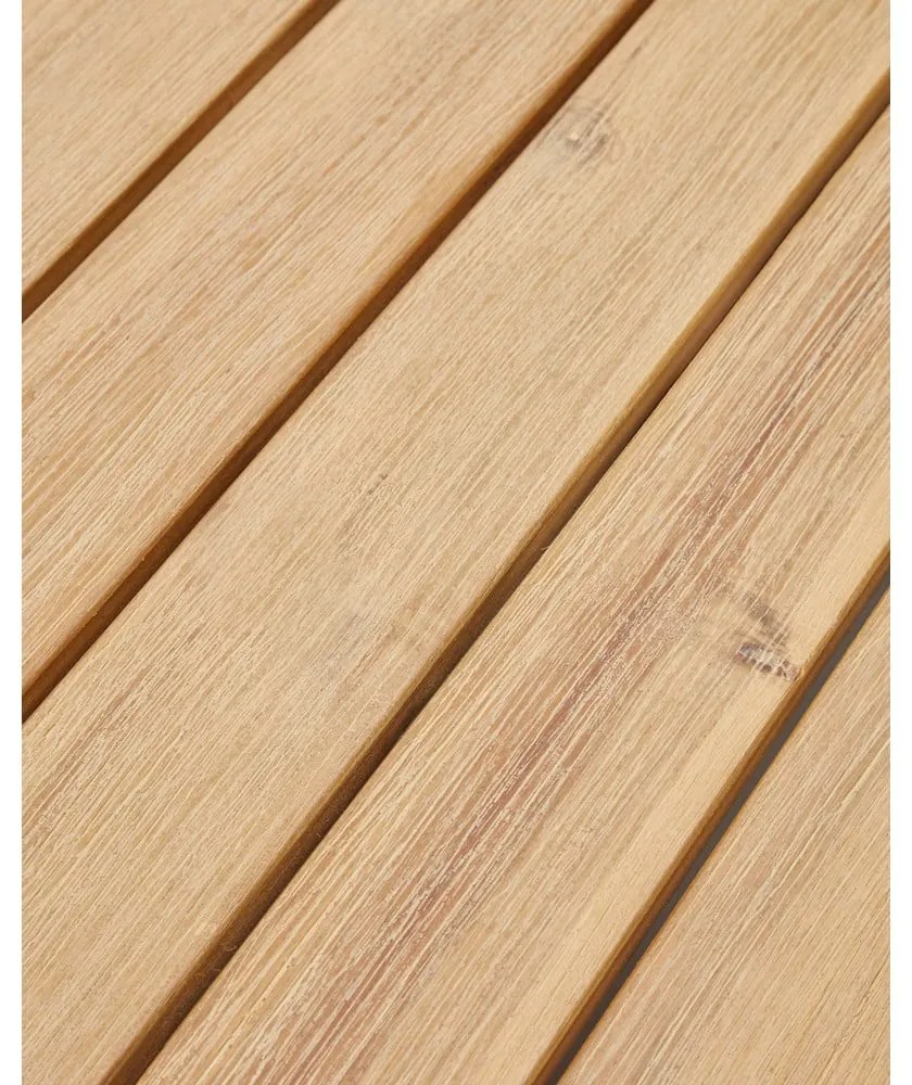 Okrúhly záhradný odkladací stolík s doskou z akácie ø 70 cm Dandara – Kave Home