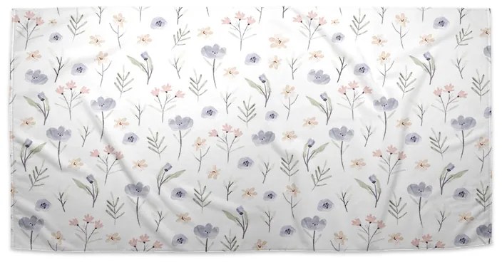 Sablio Uterák Jemné kvety - 50x100 cm