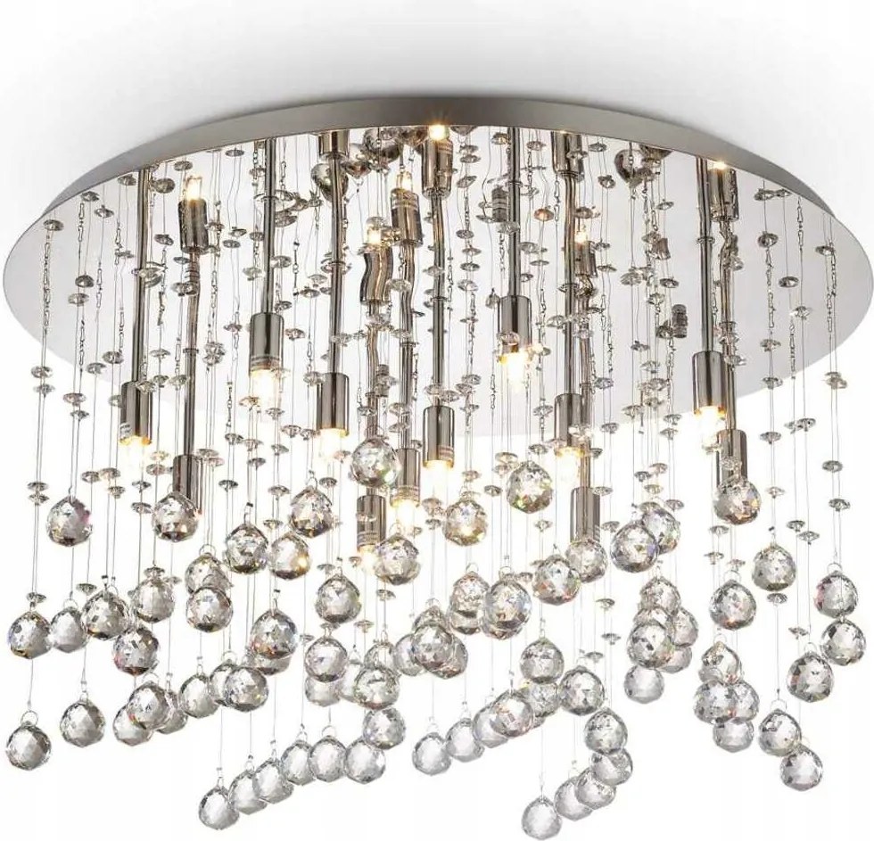 Stropné svietidlo Ideal Lux Moonlight PL12 chróm G9 12x40W 600mm