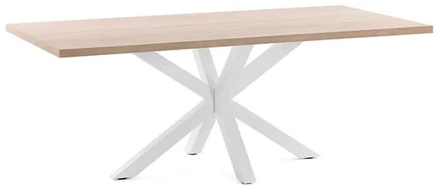 Jedálenský stôl arya table 160 x 100 cm prírodný, biely MUZZA