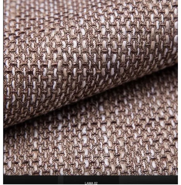 Jedálenská stolička NATE biela/hnedá