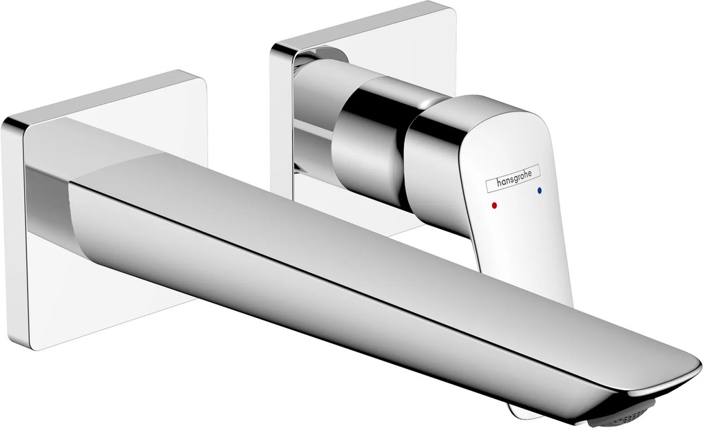 Hansgrohe Logis, umývadlová batéria Fine pod omietku, 2-otvorová inštalácia, EcoSmart, chrómová, HAN-71256000