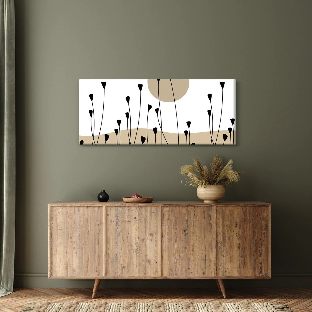 Obraz - Grafická lúka N⁰2 (120x50 cm)