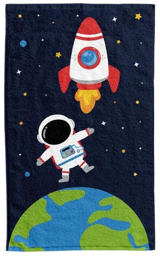 DETSKÝ FROTÉ UTERÁK COSMIC 30X50 CM VZOROVANÁ