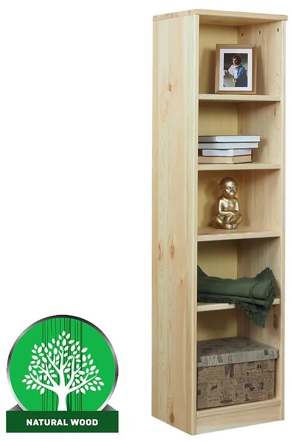 Regál eko stredný 150 borovica surová