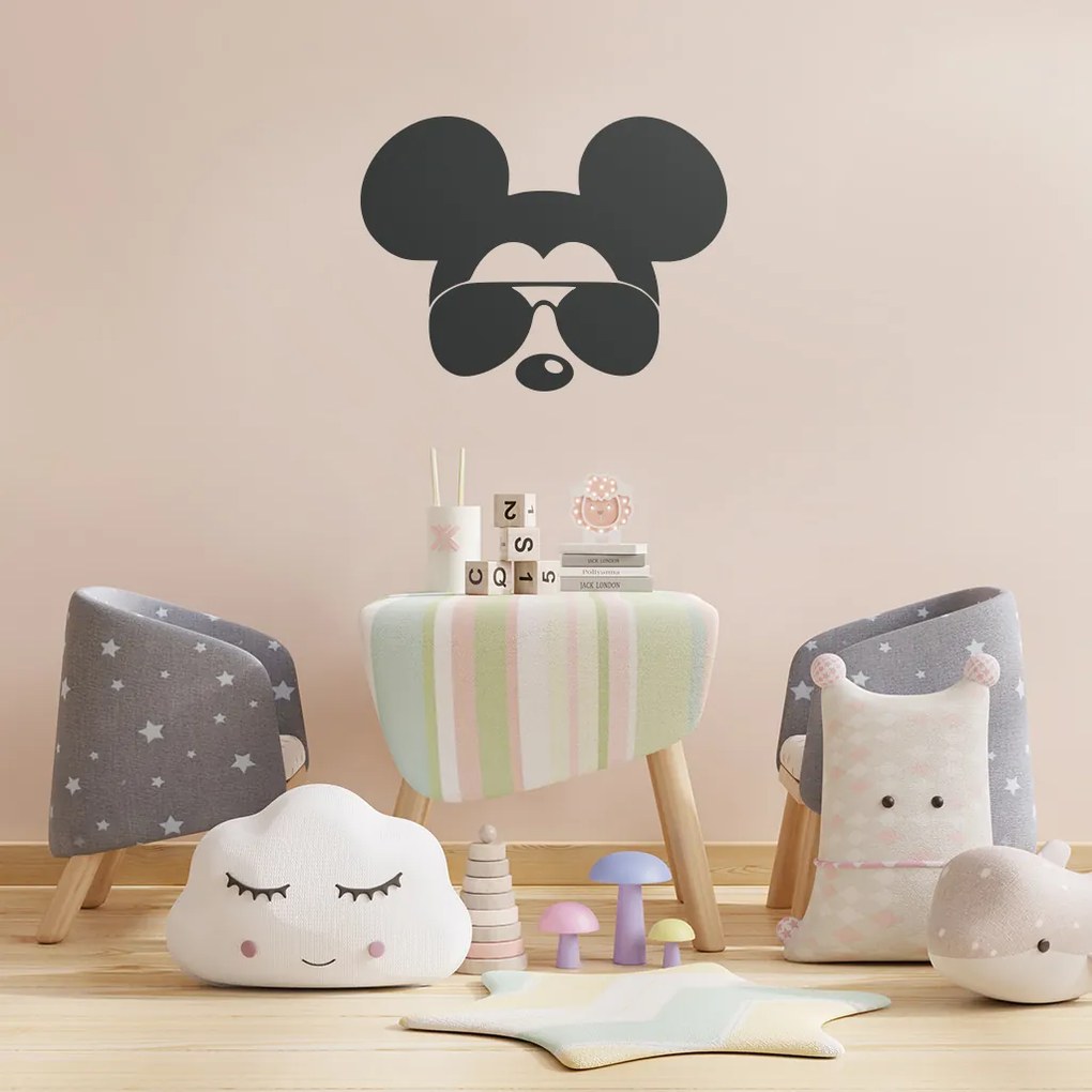 Veselá Stena Samolepka Maska Mickey