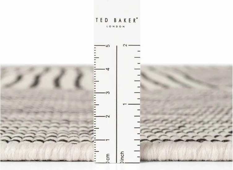 Čierny/krémovobiely vnútorný a vonkajší koberec 200x300 cm Haringey Nightingale – Ted Baker