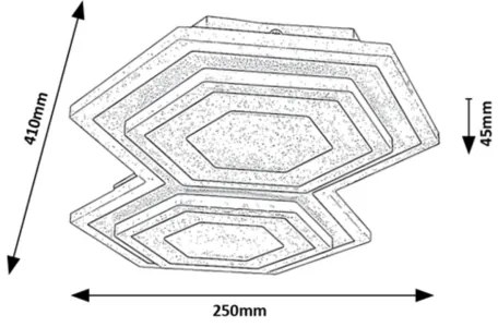 Rabalux 71114 - LED Stropné svietidlo BITSI LED/44W/230V 3000/6000K