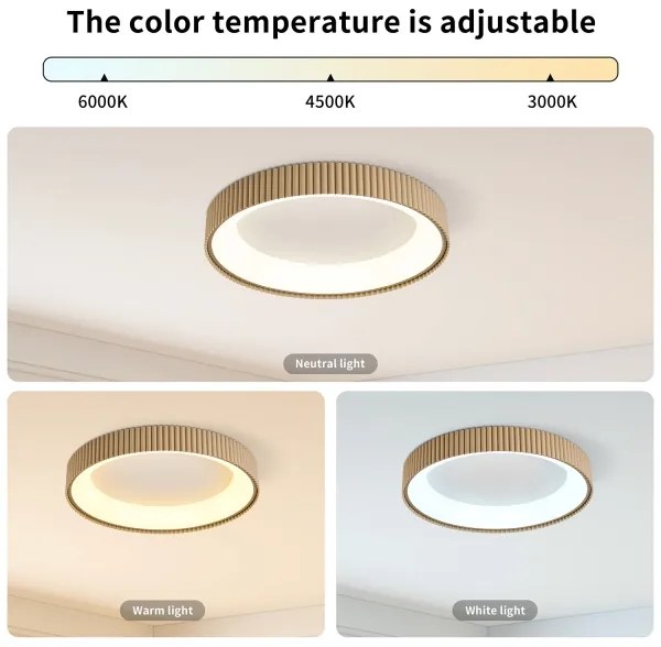 Brilagi - stmievateľné LED stropné svietidlo FALCON MODERN LED/30W/230V 40 cm béžové + diaľkové ovládanie