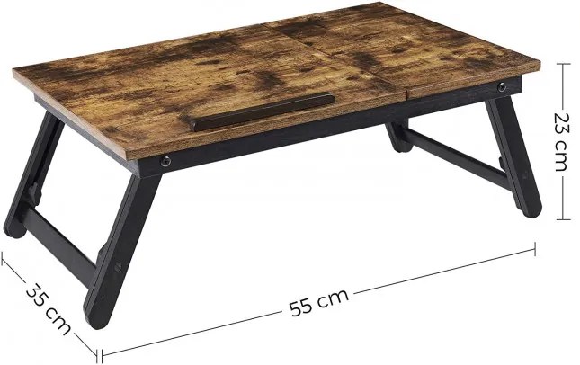 Skladací stojan na raňajky alebo laptop LLD105B01