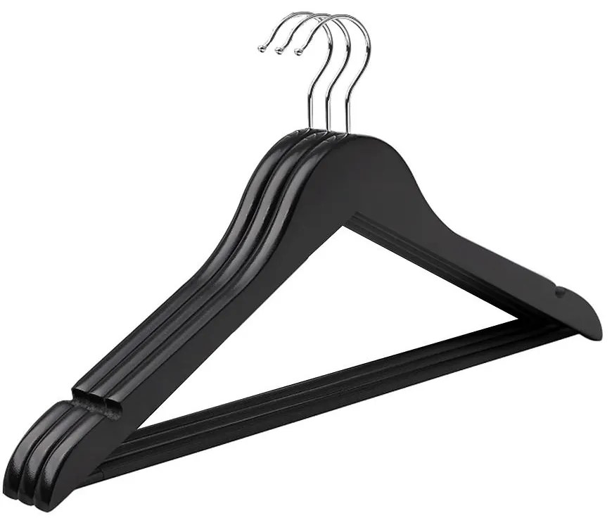 Vešiaky 3 ks drevené CRW001G01