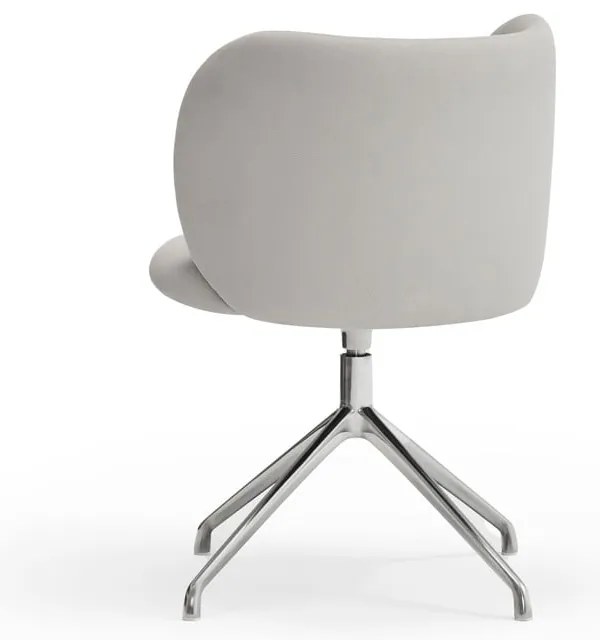 Svetlosivé čalúnené jedálenské kreslo Mogi – Teulat