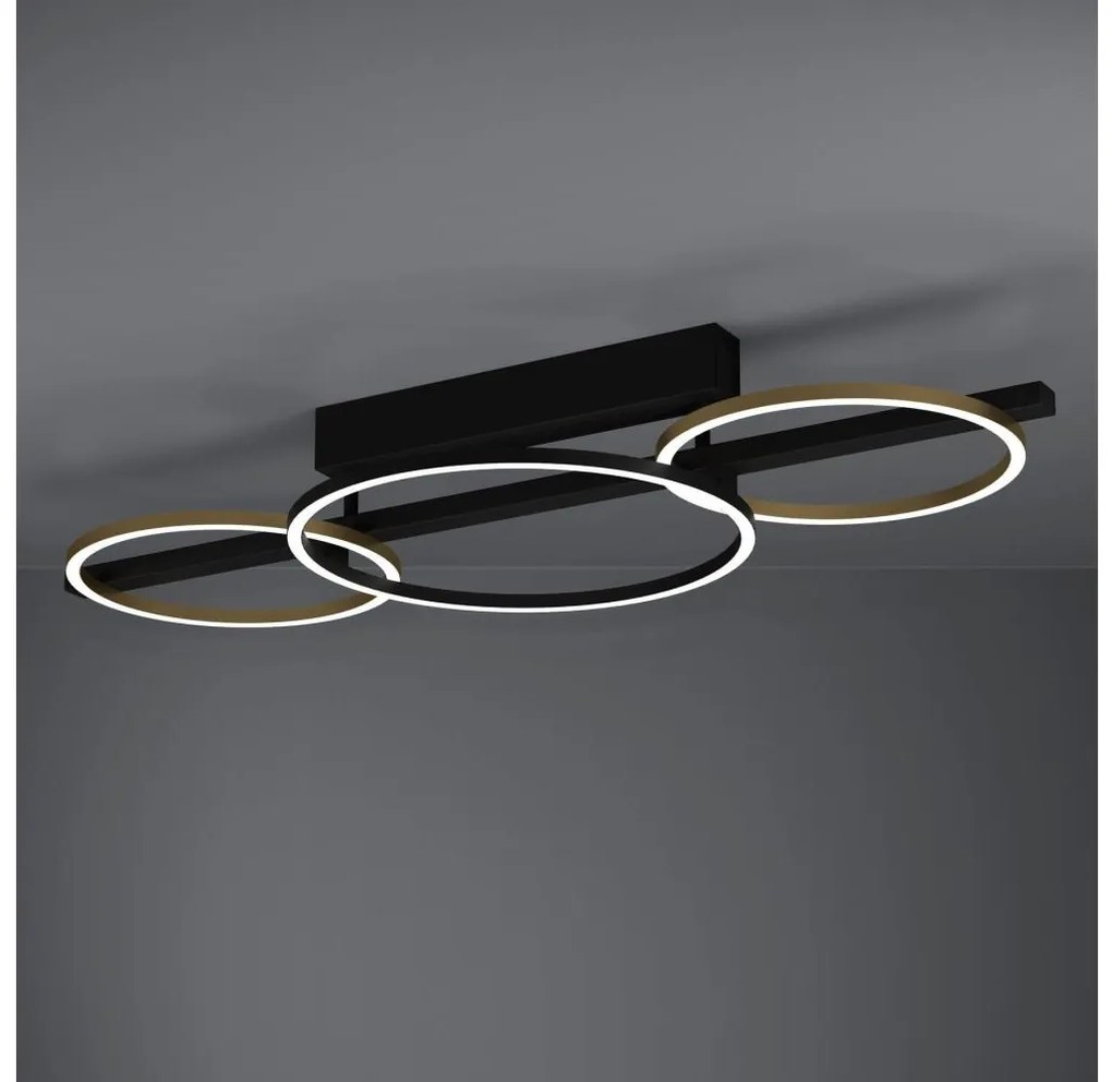 Eglo 390086-LED Stmievateľný prisadený luster LANACERA 2xLED/12,5W/230V +LED/15,5W