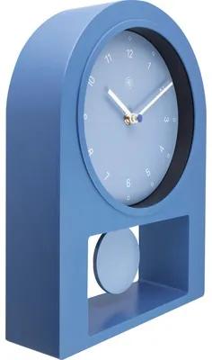 Stolné hodiny NeXtime Swing Table modré 30 x 20 cm