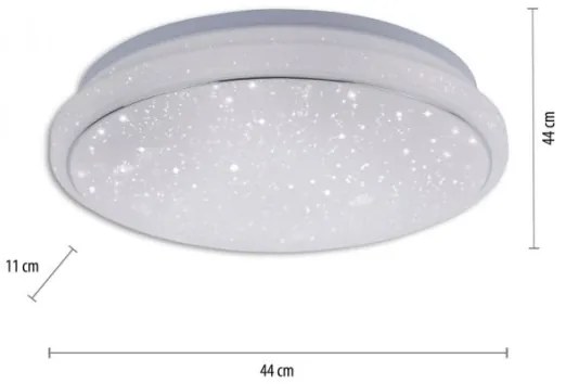 Leuchten Direkt 14743-16 - LED RGB Stmievateľné svietidlo JUPI LED/28W/230V + DO