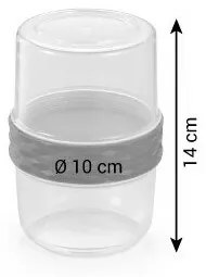 Tescoma Dvojdielna dóza 4FOOD, 350 / 350 ml, S