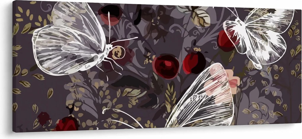 Obraz motýľov (120x50 cm)