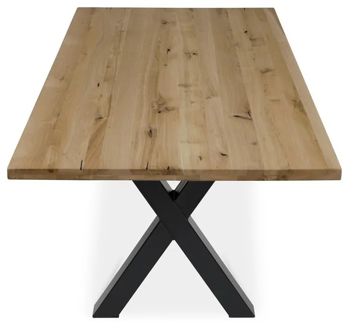 Autronic BONTEC Jedálenský stôl 200x100cm, masív, dub, DS-X200 DUB Farba: Prírodné