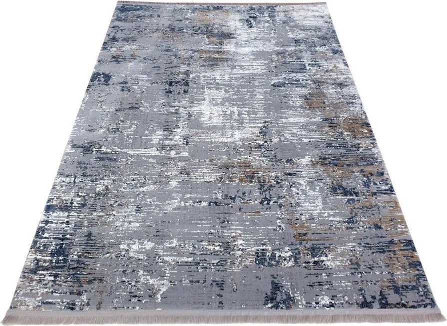 DC Koberec Exclusive 200 sivá námornícka modrá Rozmer: 120×170 cm