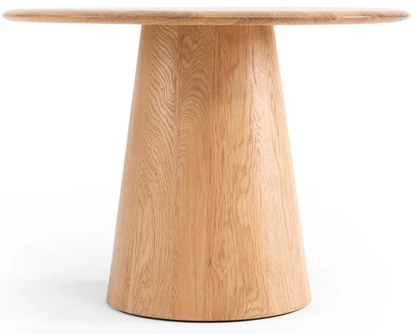 Okrúhly odkladací stolík z dubového dreva ø 55 cm Mushroom – Gazzda