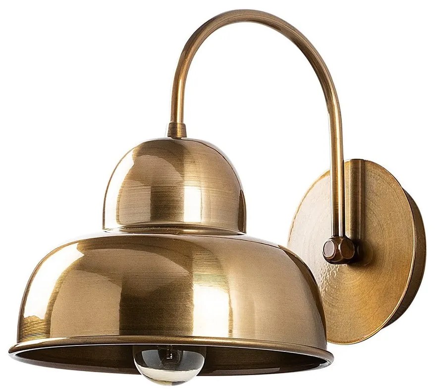 Nástenné svietidlo v zlatej farbe ø 20 cm Multan – Opviq lights