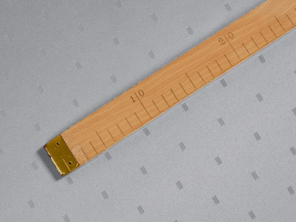 Biante Teflónový okrúhly obrus TF-080 Obdĺžničky na sivom Ø 50 cm