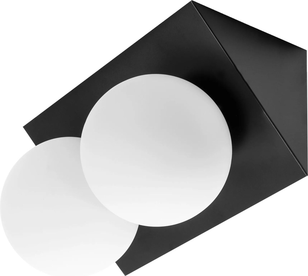 Toolight Toolight, nástenné svietidlo 2xE27 APP1229-2W, čierna matná, OSW-40118