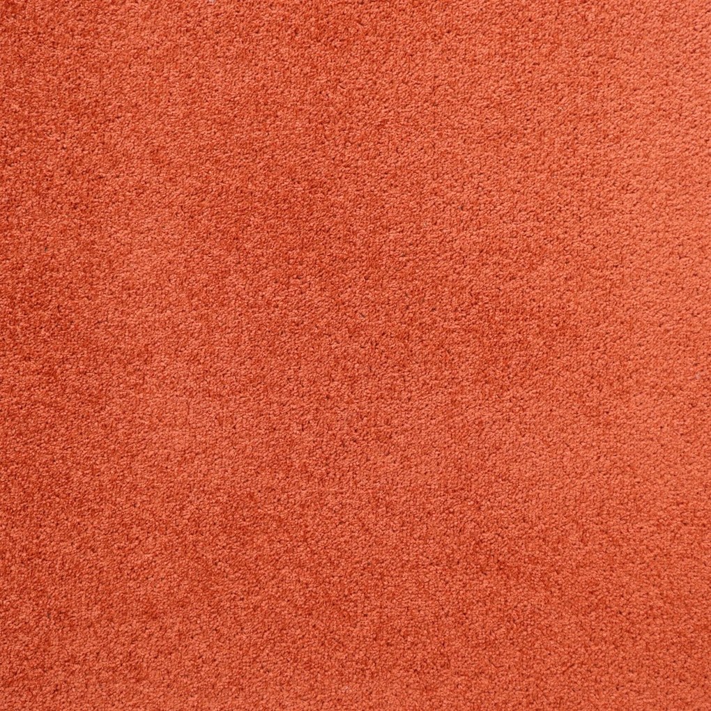 AladinWorld Expres, Metrážny koberec Eton terra, na mieru, šíře 4m, oranžová, filc, detská izba