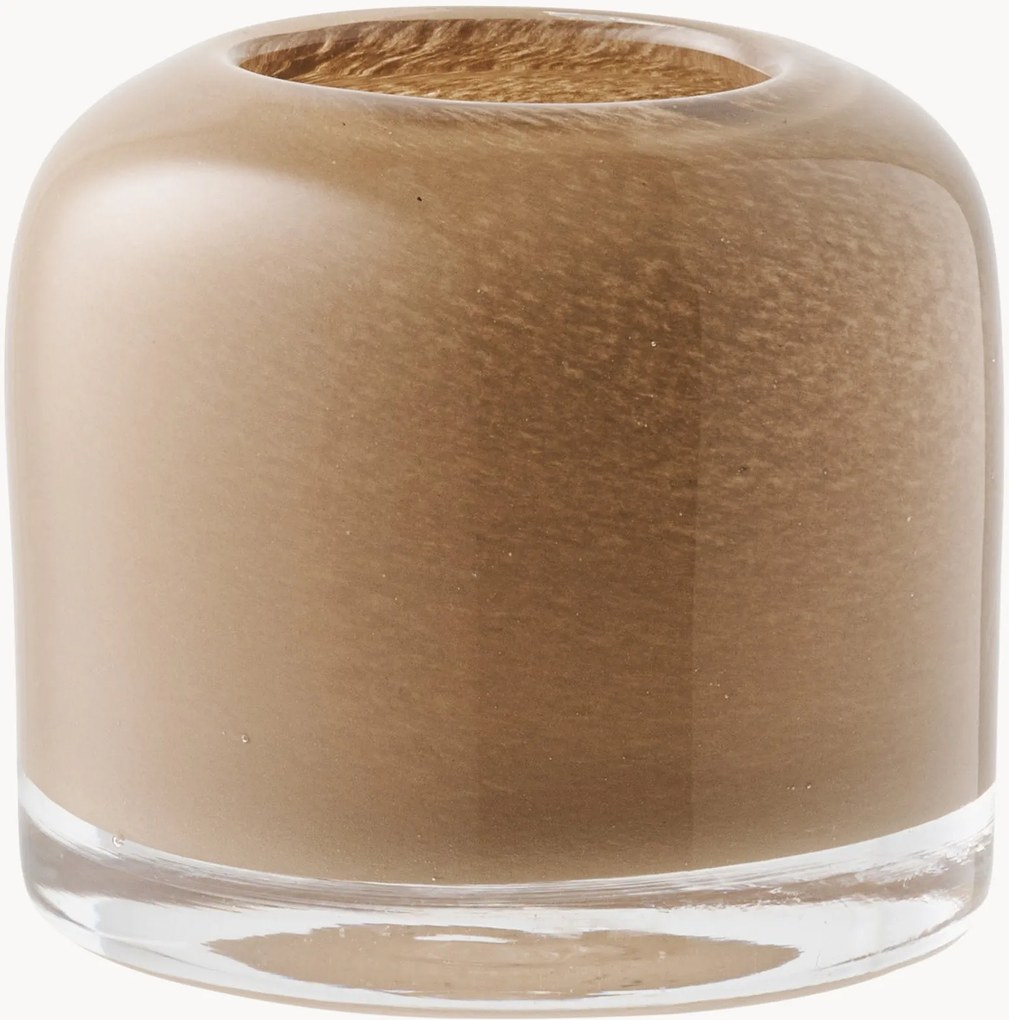 Ručne fúkaný sklenený svietnik Miranda