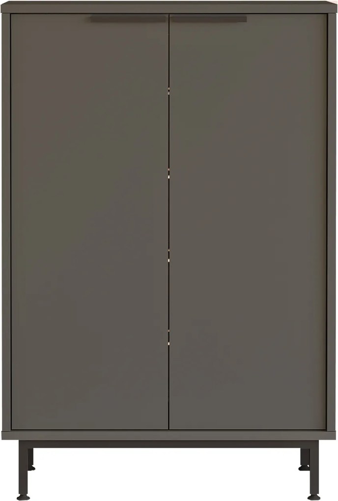 Botník Houseland Lerry antracitovo sivý