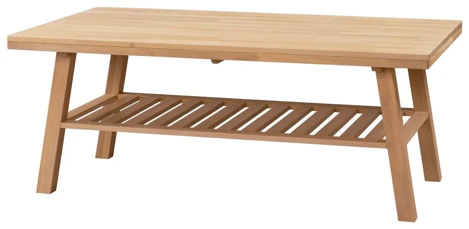 Konferenčný stolík z brúseného dubového dreva Rowico Brooklyn, 130 x 75 cm