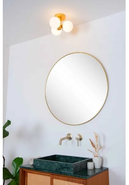 Lucide 74116/03/02 - Kúpeľňové stropné svietidlo TRUDY 3xG9/40W/230V IP44 zlatá