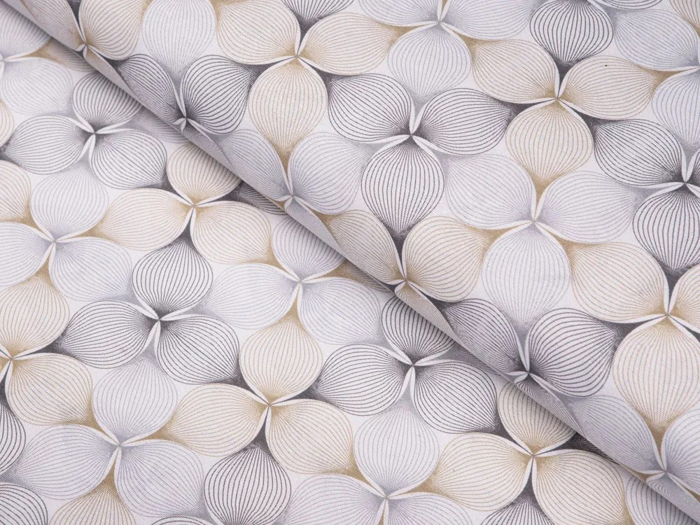 Biante Dekoračná obliečka na vankúš PML-031 Designové geometrické obrazce na bielom 35 x 45 cm