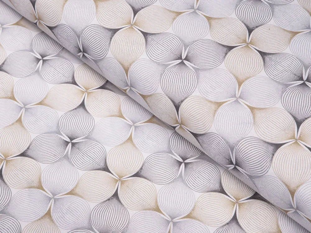 Biante Dekoračná obliečka na vankúš s lemom PML-031 Designové geometrické obrazce na bielom 40 x 60 cm