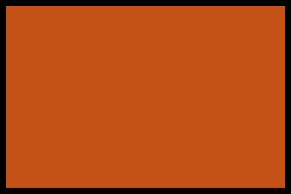 Navrhnuteľná rohožka Flat Prémium (Vyberte veľkosť: 85*55 cm, Vyberte farbu: 035 Oranžová)