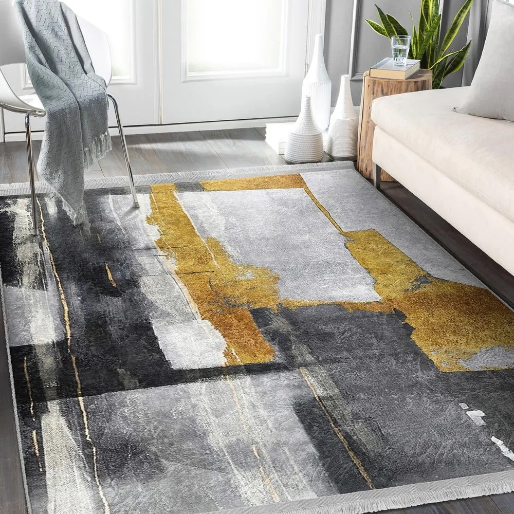 Žlto-sivý koberec 160x230 cm - Mila Home