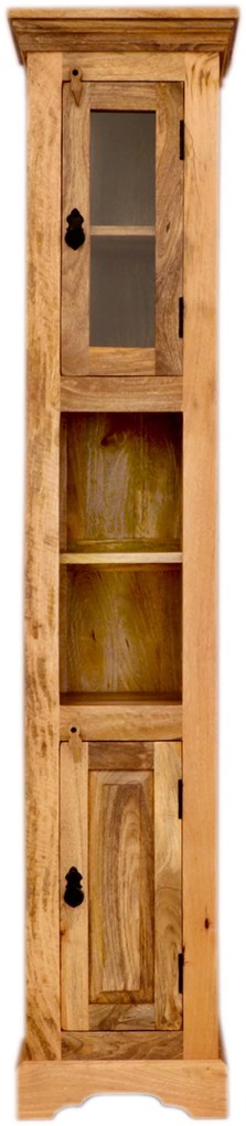 furniture-nabytek.cz - Dřevěná skříňka do koupelny z masivu mango 40x190x35