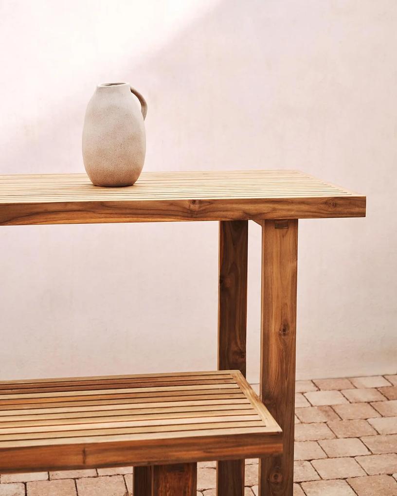 Záhradný barový stôl adell 140 x 70 cm prírodný MUZZA