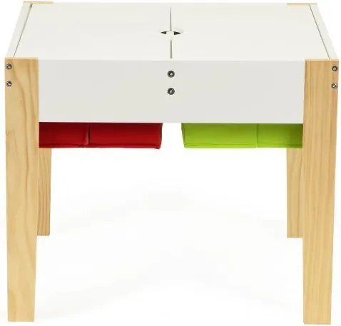 Drevený nábytok pre deti, set stôl + 2 stoličky