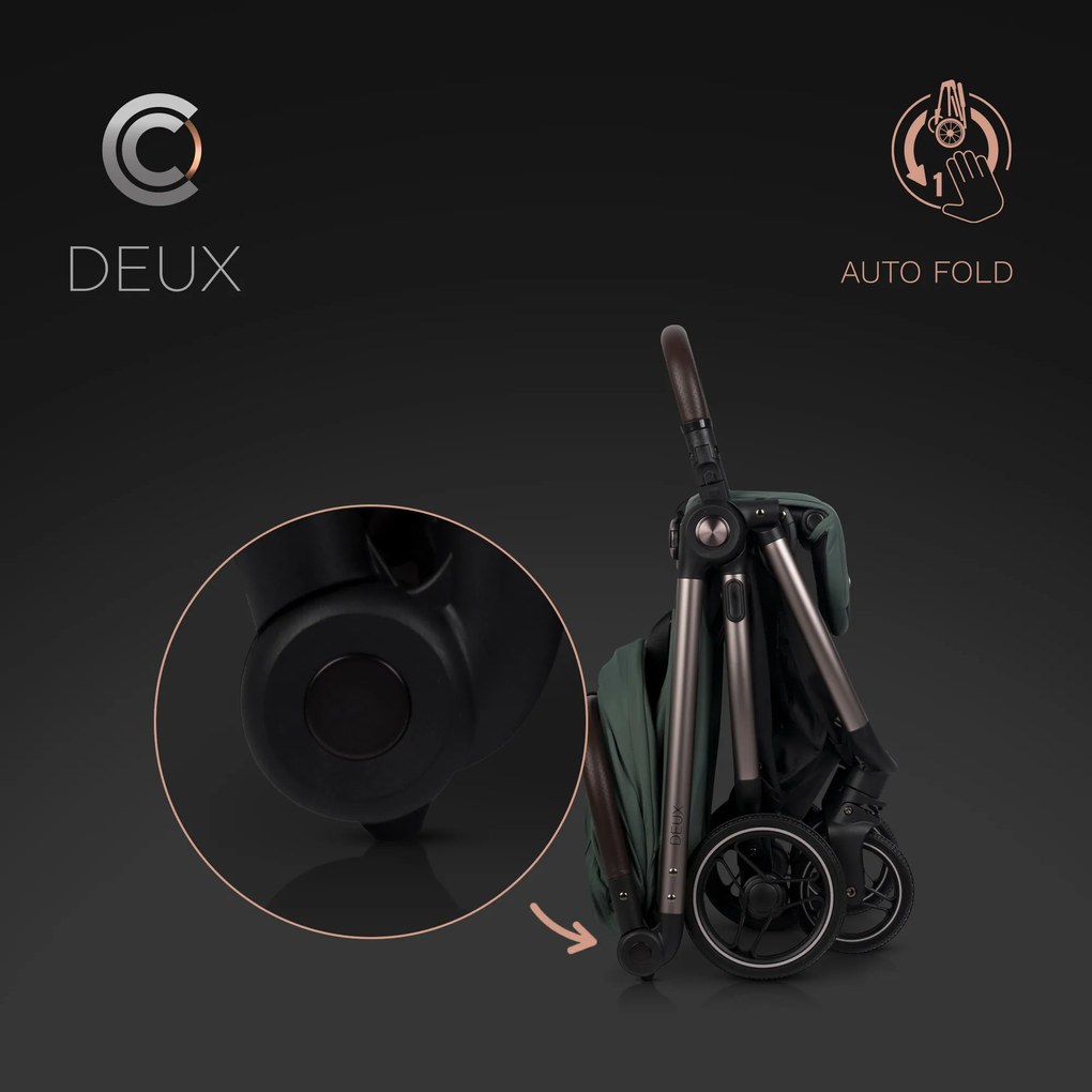 Športový kočík pre dvojčatá Cavoe DEUX Laura