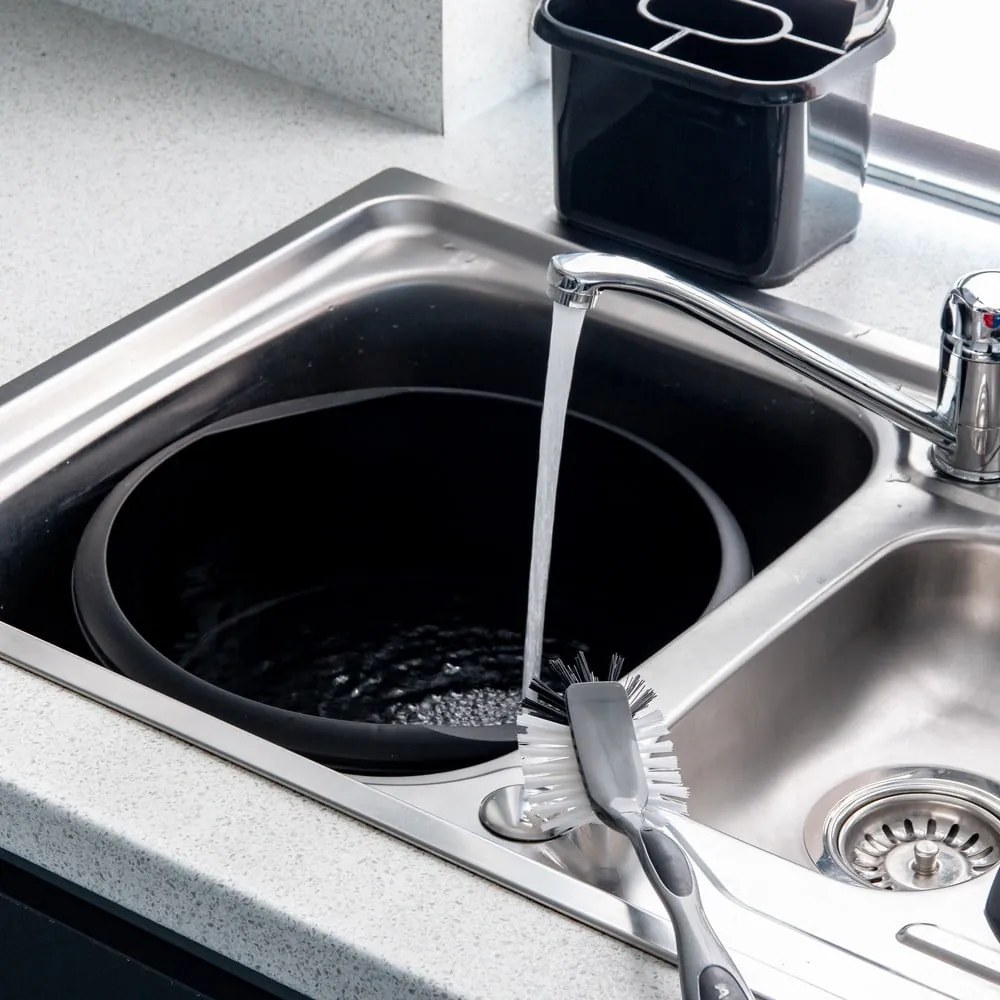 Čierny lavor Addis Circular, 7,7 l