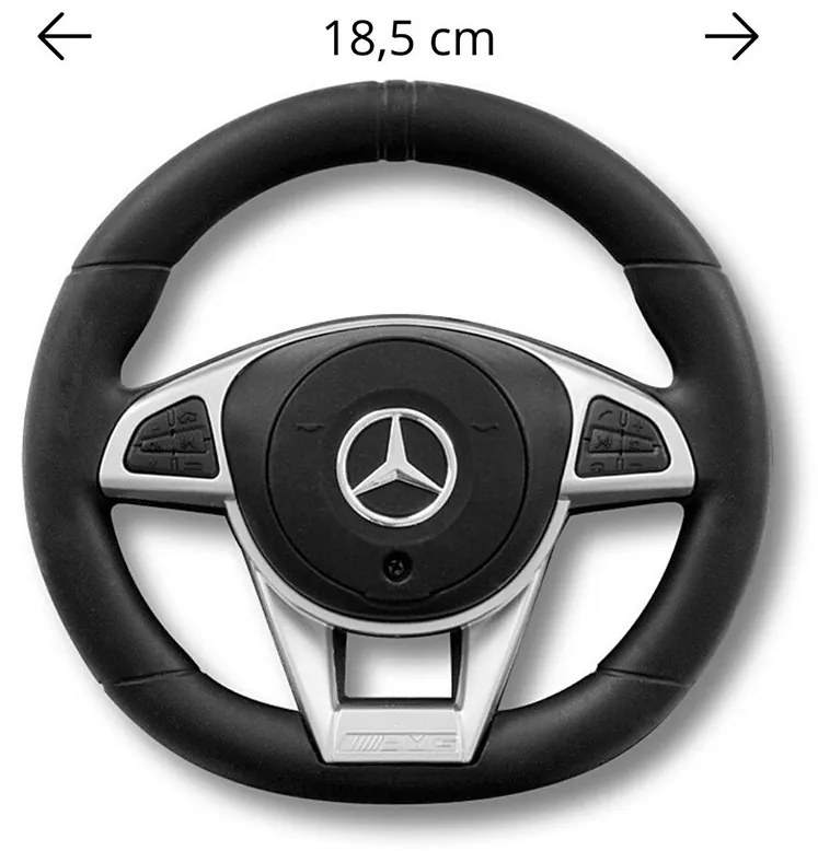 Detské odrážadlo s vodiacou tyčou Mercedes Benz AMG C63 Coupe Milly Mally Police