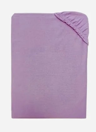 Posteľná plachta jersey svetlofialová - 180x200cm
