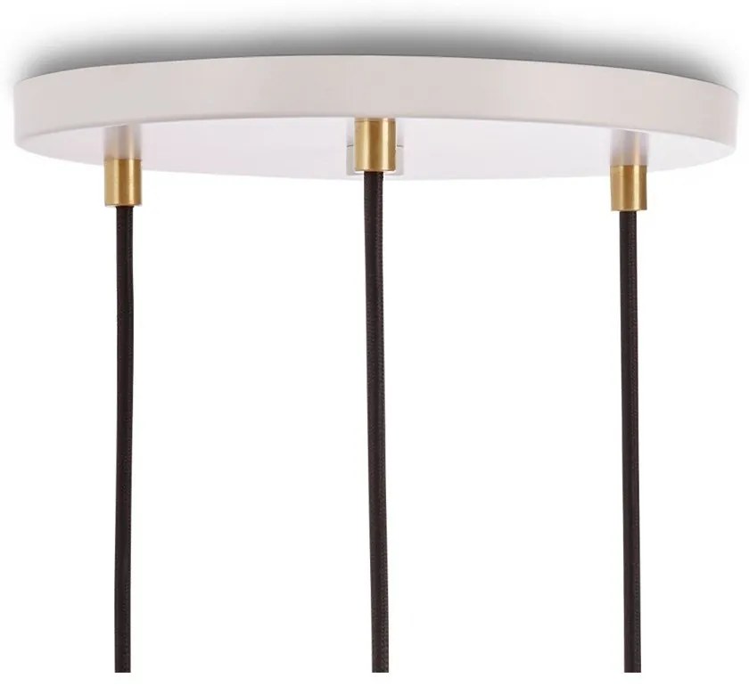 Stmievateľné závesné svietidlo v bielo-prírodnej farbe ø 25 cm – tala