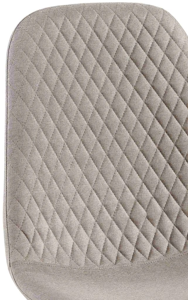 Stolička Giverny látka - sivá