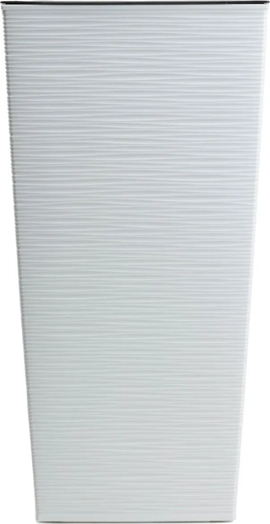 PLASTOVÝ KVETINÁČ PORTO RIFLO 57X29,5X29,5 CM BIELA