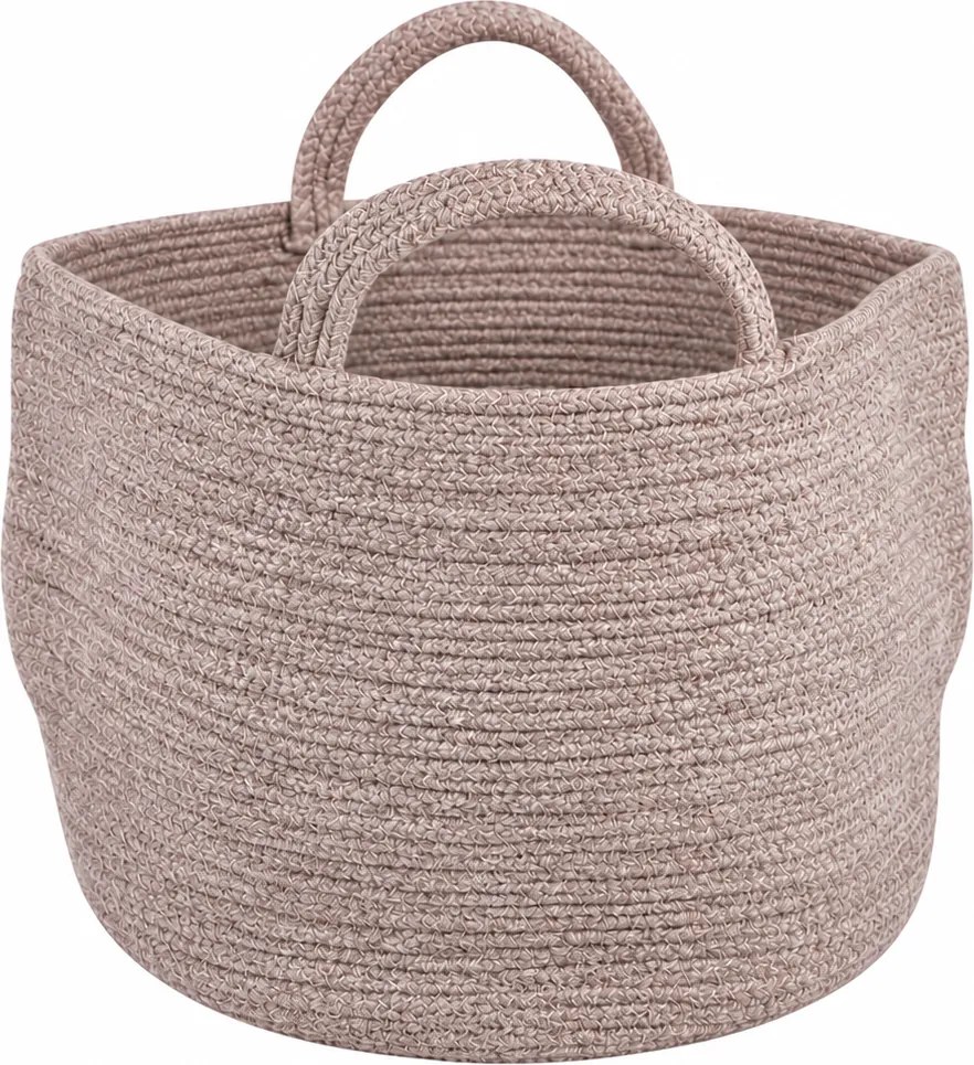 Úložný kôš s úchytmi COTTON HAVEN 35x35 cm - viac farieb Farba: Zelená